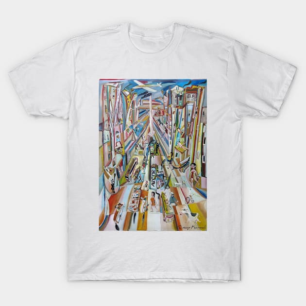 Avenida 9 de Julio, Buenos Aires T-Shirt by diegomanuel